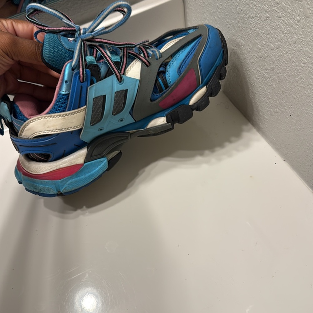 Balenciaga Track Runner Blue / Pink - Picture 4 of 4